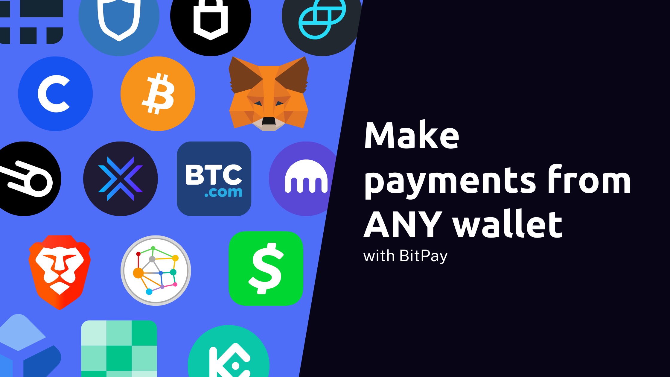 Use Your Crypto to Make payments From ANY Wallet