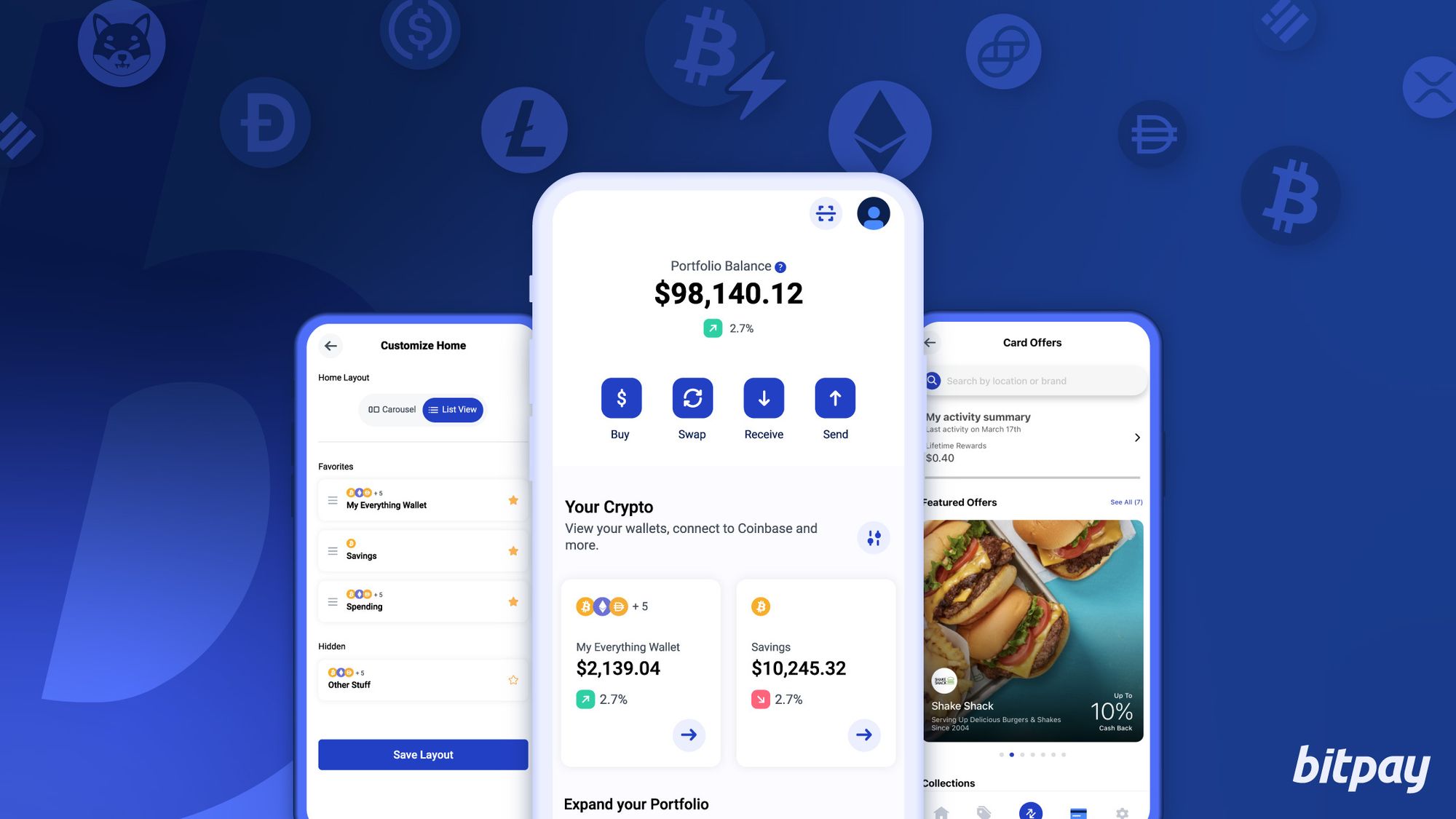 Introducing the New BitPay App. Faster. Easier. More Rewards.